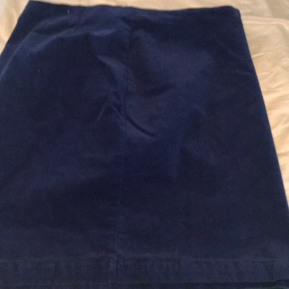 Blue mini skirt